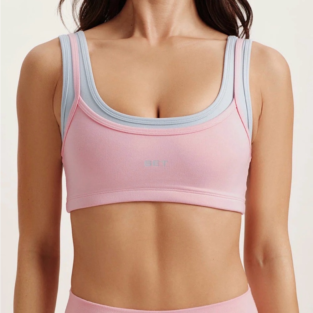 ISO Set Active Formcloud Cloud Hero Bra- Blush - image 1